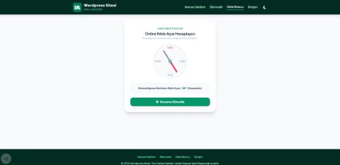 Wordpress diyanet namaz vakitleri teması 4