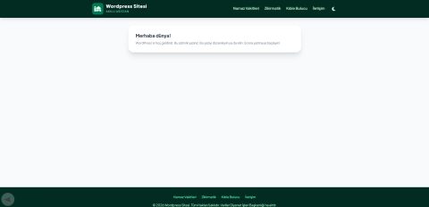 Wordpress diyanet namaz vakitleri teması 9